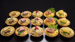 Идеальная закуска на Новый год 2026! Проще не бывает - 5 рецептов тарталеток на праздничный стол!