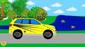 Машинка Стёпа тяжелое и легкое : развивающий мультик