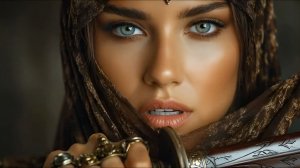 Persian Warrior Goddess – Symphony of Divine Seduction
