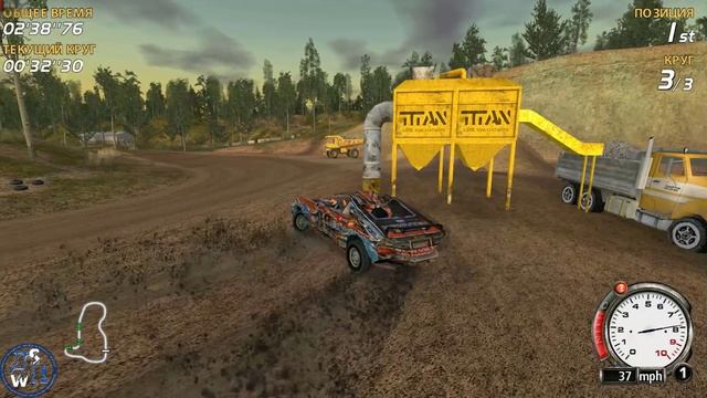 FlatOut: Аварии и ямы!