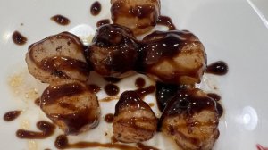 Морской гребешок под секретным  соусом. Блюдо для праздничного стола. Горячо!