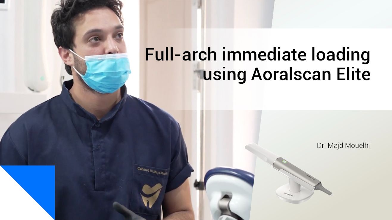 Работа интраоральным сканером Aoralscan Elite и сканером лица MetiSmile от доктора Маджди Муэлхи