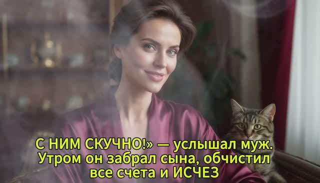 С НИМ СКУЧНО!» — услышал муж. Утром он забрал сына, обчистил все счета и ИСЧЕЗ. смотреть онлайн