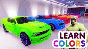 Мультики для детей про машинки: Халк крушит машины. Смотреть мультики для малышей.