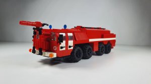 ЛЕГО самоделка: МАЗ-7310 пожарная машина (инструкция)