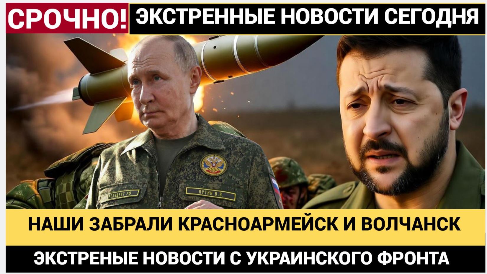 Срочная СВОдка СВО! Путину Доложили ВС РФ Взяли Красноармейск и Волчанск. Всу бегут