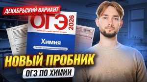 ПОЛНЫЙ РАЗБОР ПРОБНИКА ОГЭ по химии | Декабрьский вариант | Денис Марков | Умскул