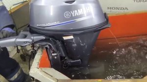 Запуск двигателя Yamaha F20