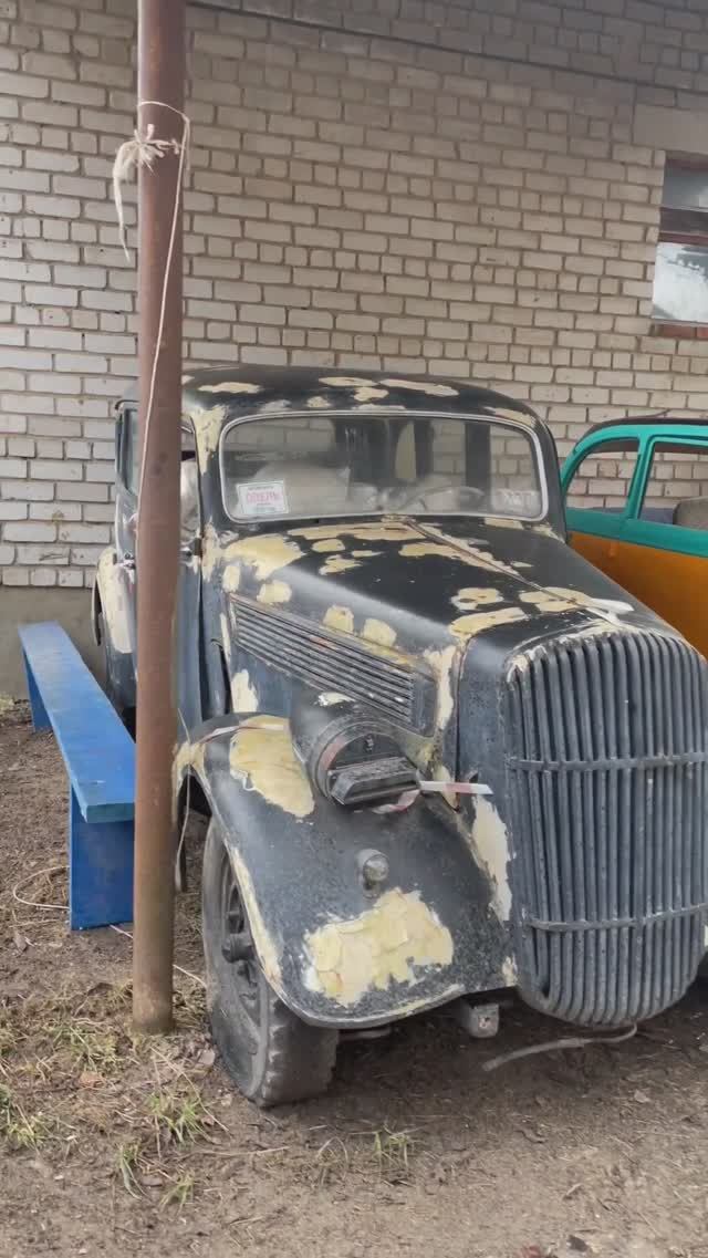 Ретро Opel 1939 года в плачевном состоянии #automobile #авто #opel #ретроавтомобили