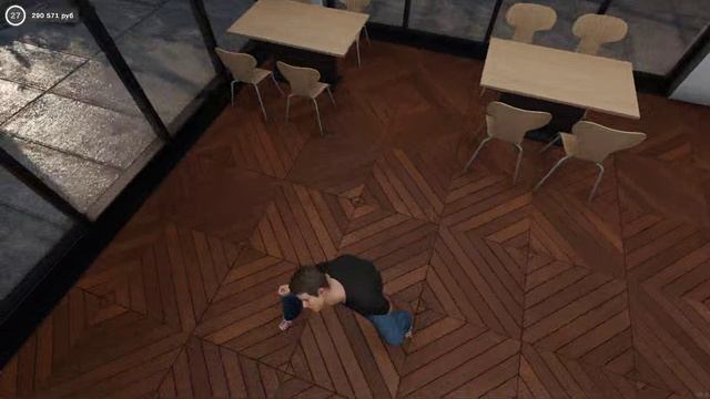 Танцы в Cafemart simulator😁