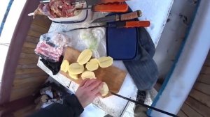 164_Дорога к фильму. Что происходит на даче зимой.Баранина на костре.