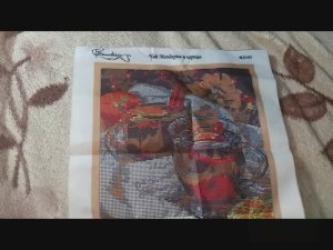 Отшив проекта набора Вышивочка "Чай, мандарин и корица" 6