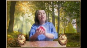 Пальчиковая гимнастика с массажным мячиком Ёжик