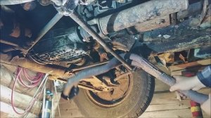 Нива 2121. Замена приёмной трубы 1, с препятствиями