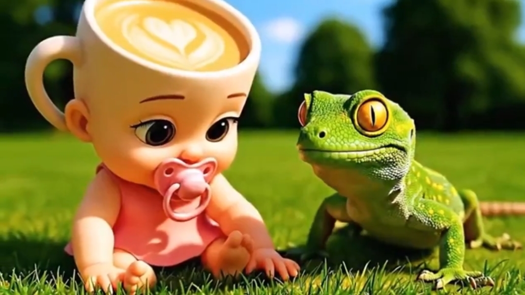 Ящерицы похитили малышку Балерины Капучины.