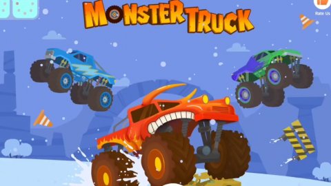 Monster Truck Racing Game. Монстр трак
