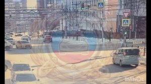 Скорая и Toyota столкнулись в центре Хабаровска