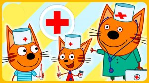 ТРИ КОТА - Три кота доктора - Мультик для малышей Три Кота
