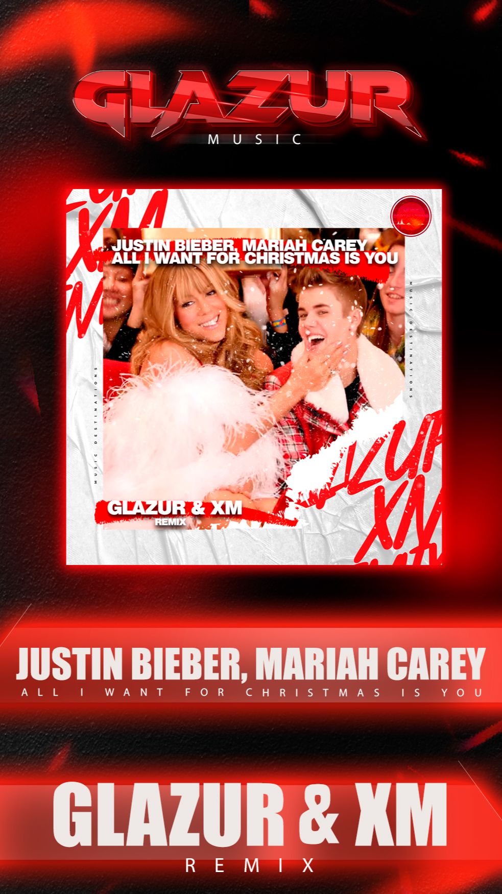 Justin Bieber, Mariah Carey - All I Want For Christmas Is You (Glazur & XM Remix) смотреть онлайн