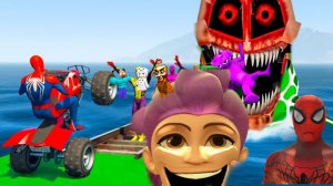 Паук спасает Бэтмена смешная игра GTA 5 супергерой