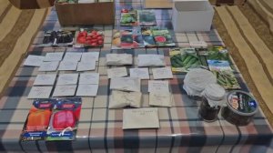 Какие семена заготовила и купила для будущих посадок?