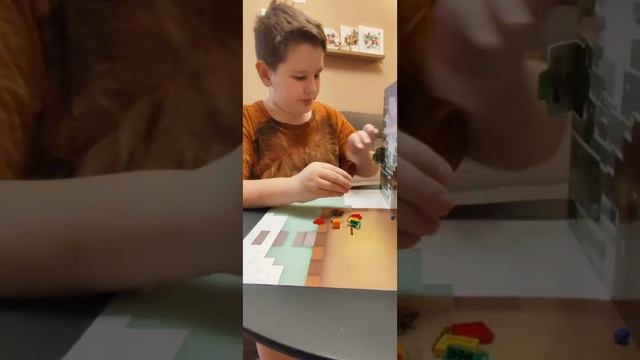 Адвент календарь 2025 лего майнкрафт №1