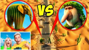 мой дрон снял LARILI LARILA vs BRR BRR PATAPIM в Реальной Жизни!