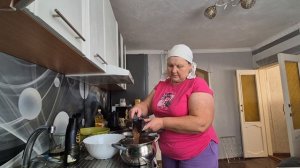 пришла очередь до плиты/ смотрим на стельность/ обед приготовлен