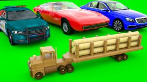 Мультики, машинки скатываются с горки, разбиваем мячики, мультфильмы для детей, мультики для малышей