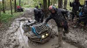 НАСТОЯЩАЯ грязевая покатушка на квадроциклах. CFMOTO 1000