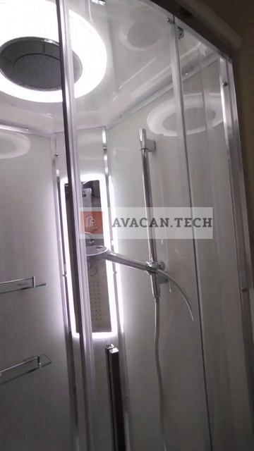 https://avacan.tech/ - Видео обзор душевой кабины в интерьере ванной комнаты Avacan EM 3080 LED T смотреть онлайн