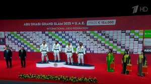 В Шереметьево встретили наших дзюдоистов - триумфаторов турнира "Большого шлема" в Абу-Даби.