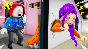 Джей Джей встретил Руми, запертую в стене! Это её ловушка? Анимация Роблокс