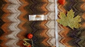 ИТОГ вСП"Вязальный переполох Осень2025".Палантин узором"Зигзаг Миссони"Видео автора В.Волкова