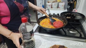 спагетти с обапденным соусом🍜🍜🍜