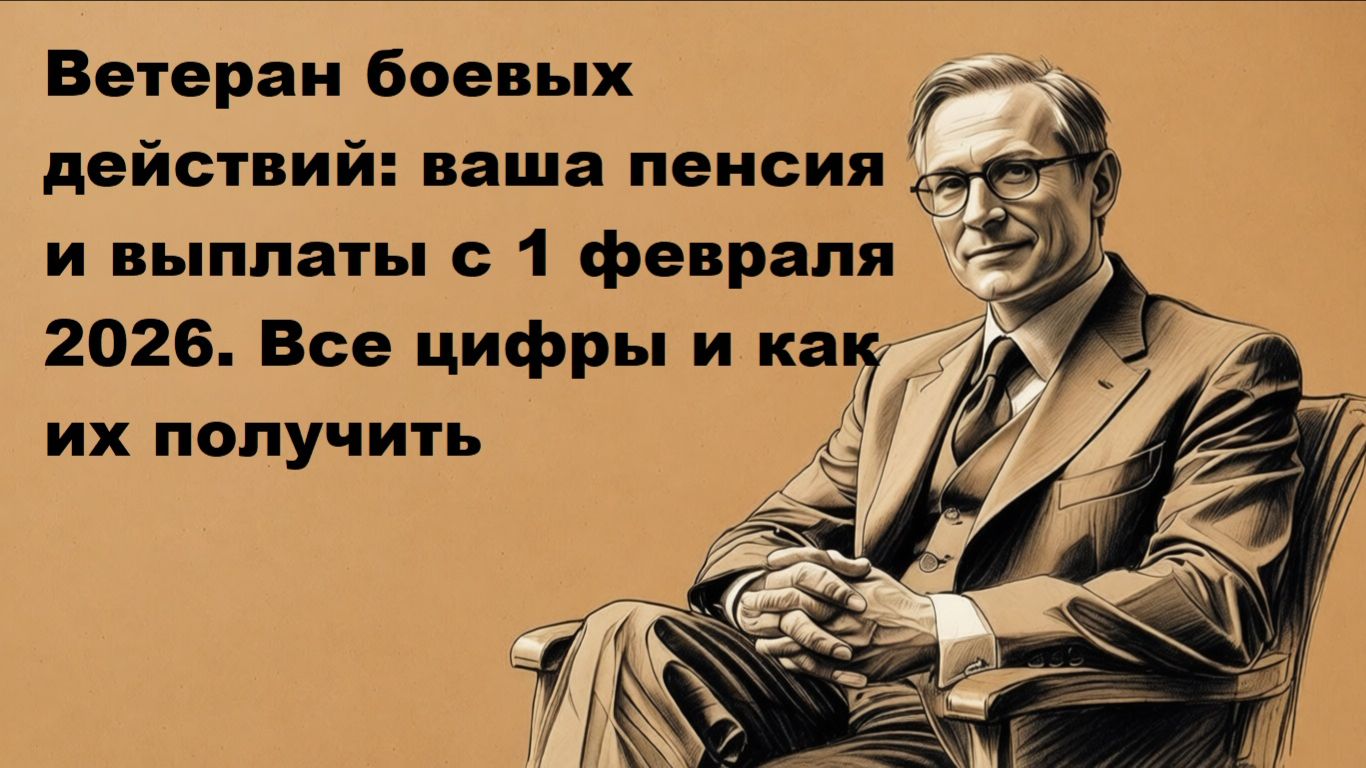 Пенсия ветеранам боевых действий (ВБД) в 2026 году
