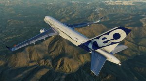 Подробное видео по запуску, и взлету Toliss Airbus A320 Neo.