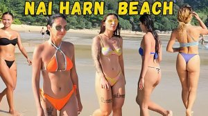 Прогулка по пляжу Най Харн. Пхукет. Таиланд 2025