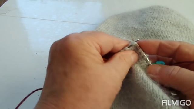 ДВОЙНАЯ ШАПКА ИЗ ПУХА НОРКИ //  ЗАКРЫВАЕМ МАКУШКУ//