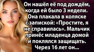 «Младенец под дождём, письмо со слезами... Финал этой истории разорвал мне сердце» Слушать истории