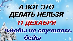 11 декабря. Сойкин день: что можно и что нельзя делать. Приметы дня.