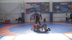 Уверенная борьба в финальном поединке! 57 кг. Бородин Михаил (Новочеркасск)-Антонян Роберт (Туапсе)