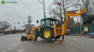 Экскаватор-погрузчик на базе трактора John Deere