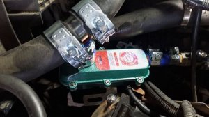 Установка подогревателя лунфей на ваз 2115 .