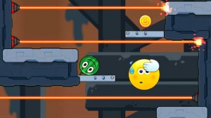 Красный Шар в игре Bounce Ball 6 Уровни 51-55