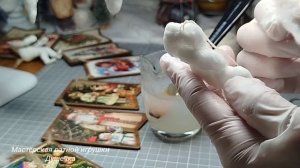 Сосульки из ваты. Украшаем елку.