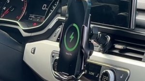 Умный авто-держатель для телефона с беспроводной зарядкой