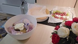 фкусная минутка- чё купила ,то и наварила. быстрый ужин.