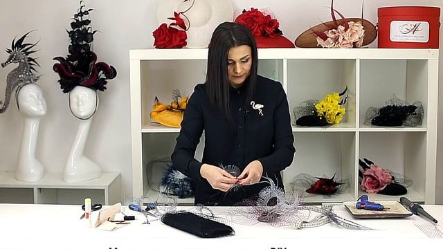 вечерняя вуалетка