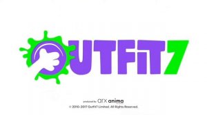 заставка Outfit7 с эффектами screensaver with effects